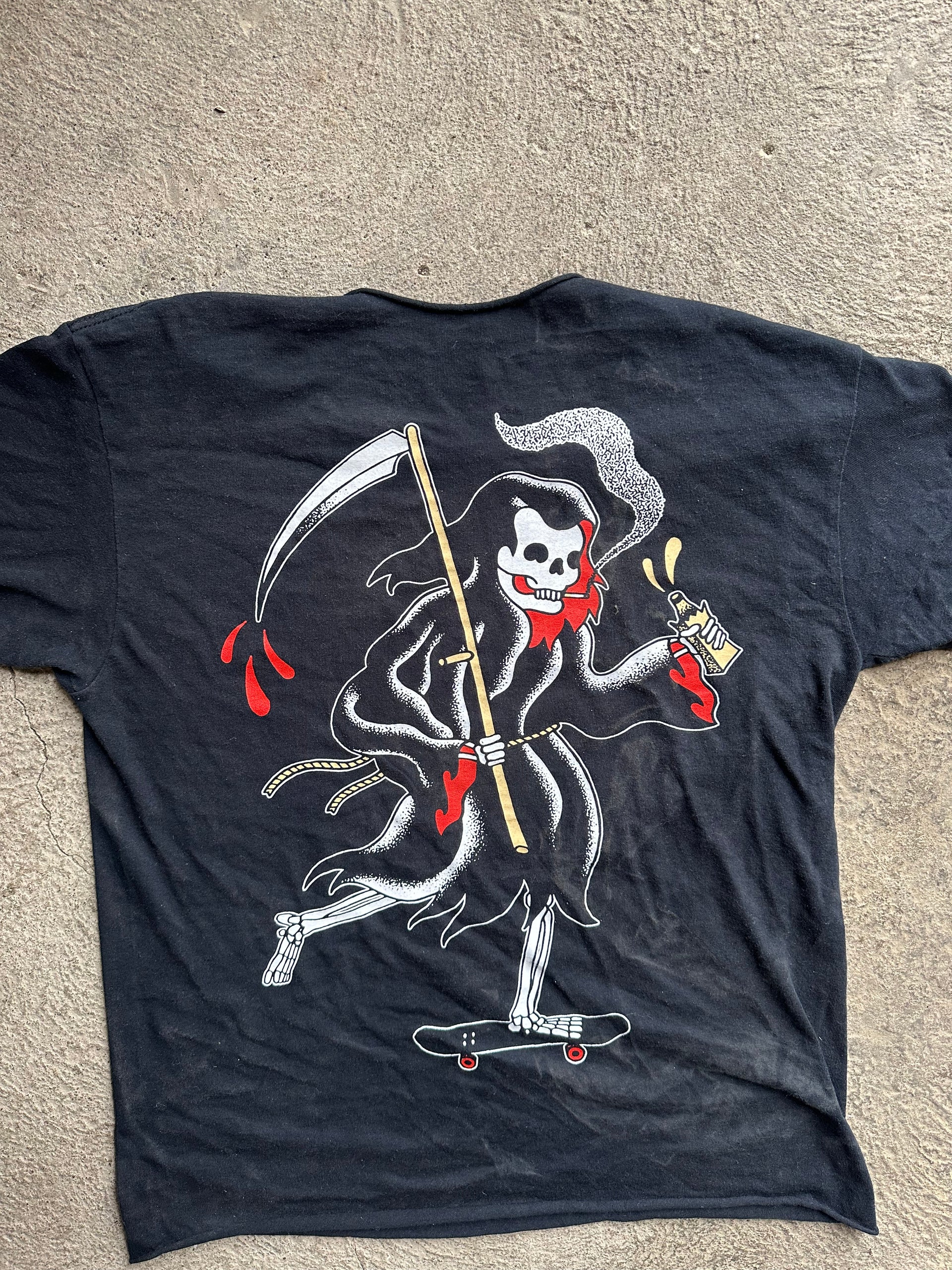 State Champs Grim Reaper Skate Tee | Size M