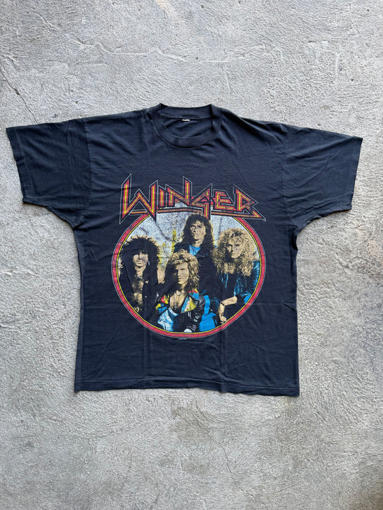 Winger 1989 Vintage Band Tee | Size L