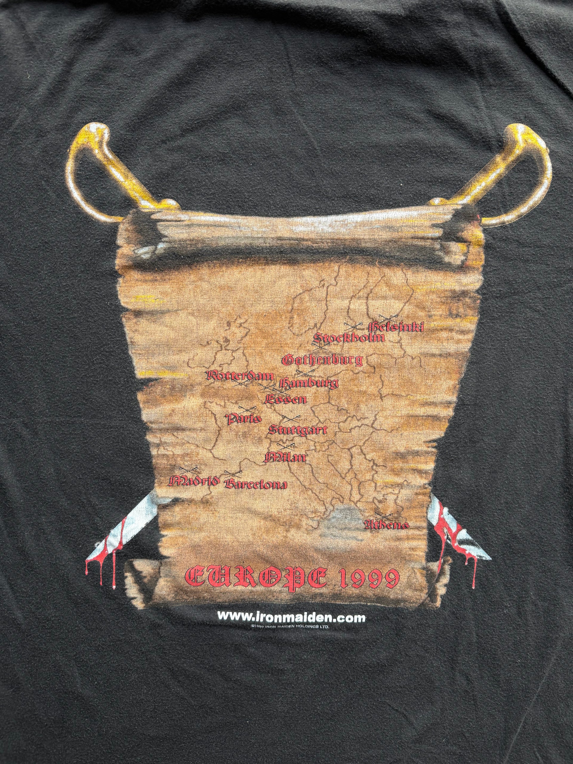 Iron Maiden “Europe Tour” 1999 Tee | Size L
