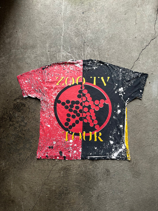U2 Achtung Baby Zoo TV Tour 1991 Vintage T-shirt | Size XL/XXL