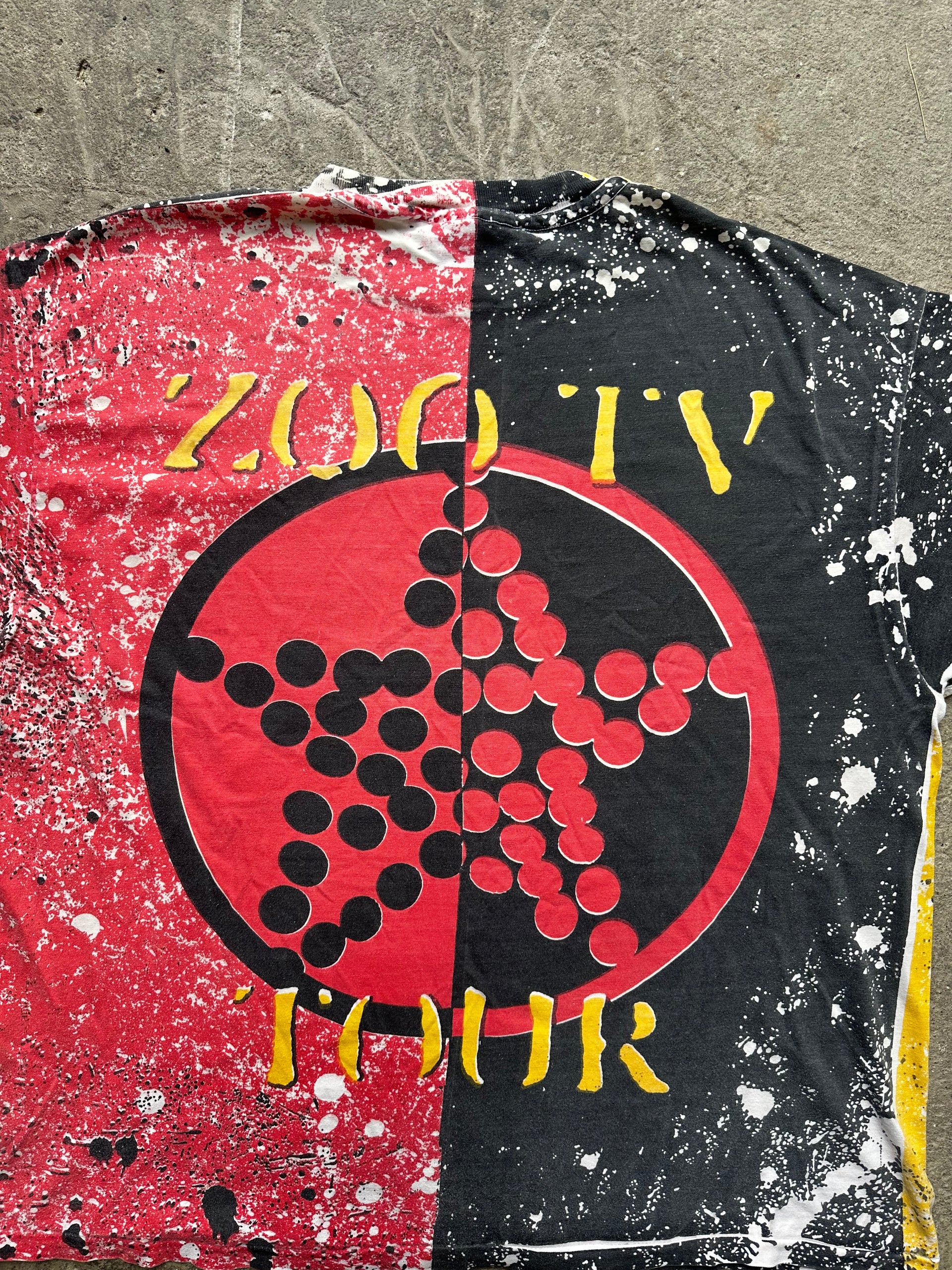 U2 Achtung Baby Zoo TV Tour 1991 Vintage T-shirt | Size XL/XXL