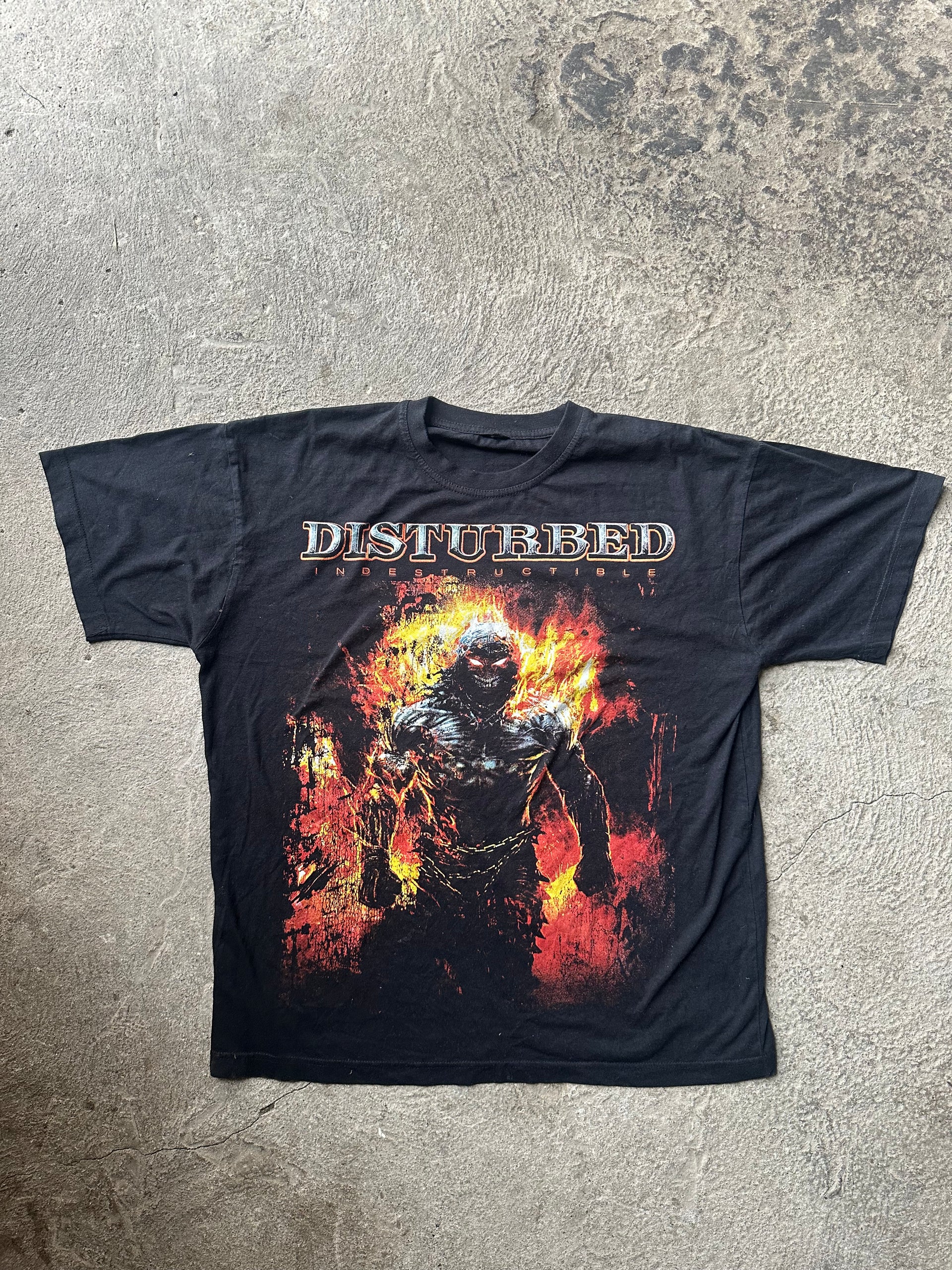 Disturbed Indestructible Tour 00s Vintage Tee | Size L