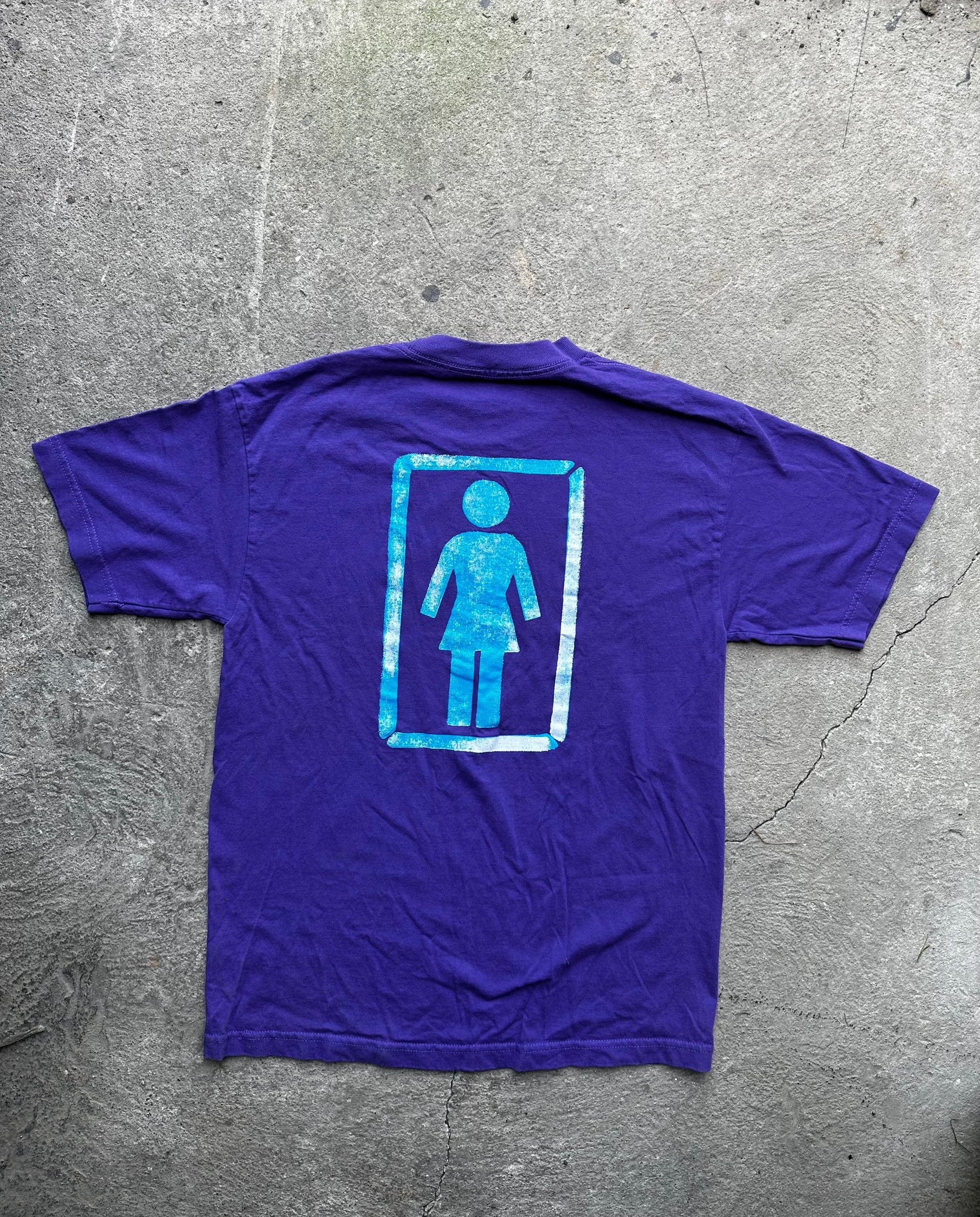 Vintage Girl Skateboards Double-Sided Tee | Size M