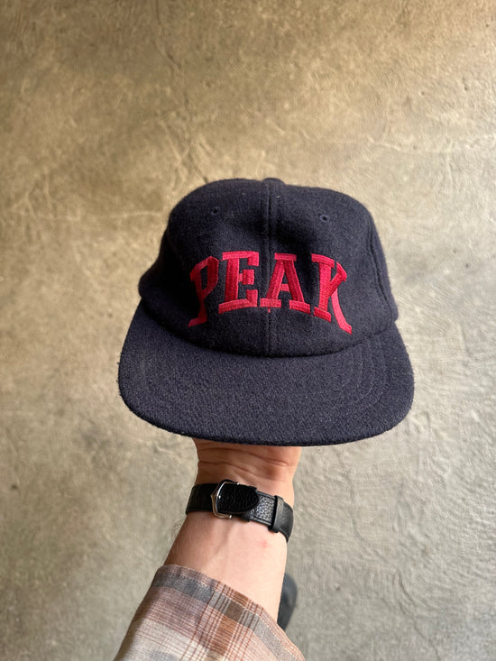 Vintage Wool Blend “PEAK” Snapback | Made in Korea | One Size