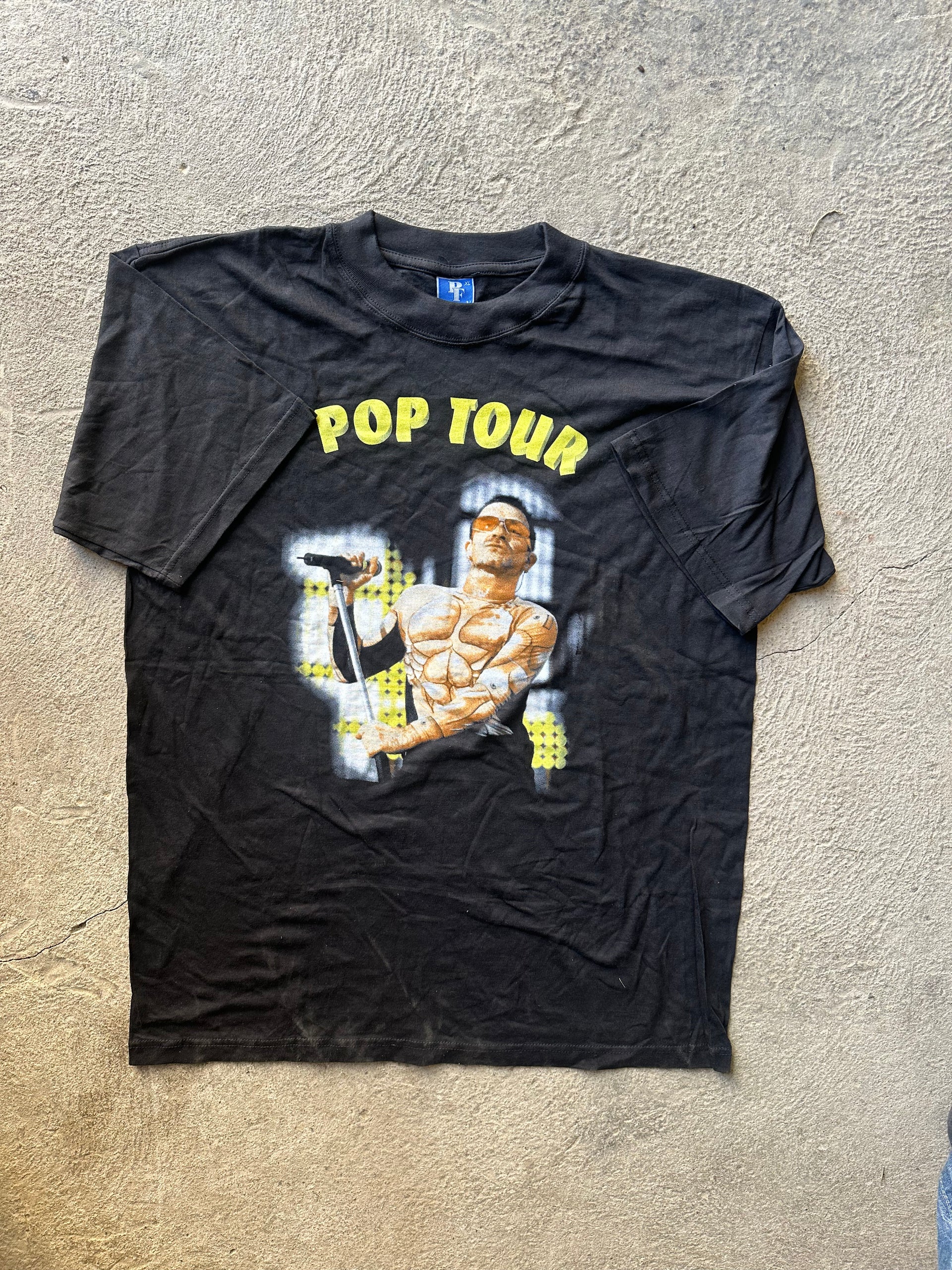 Robbie Williams “Pop Tour” 90s Bootleg Tee | Size XL
