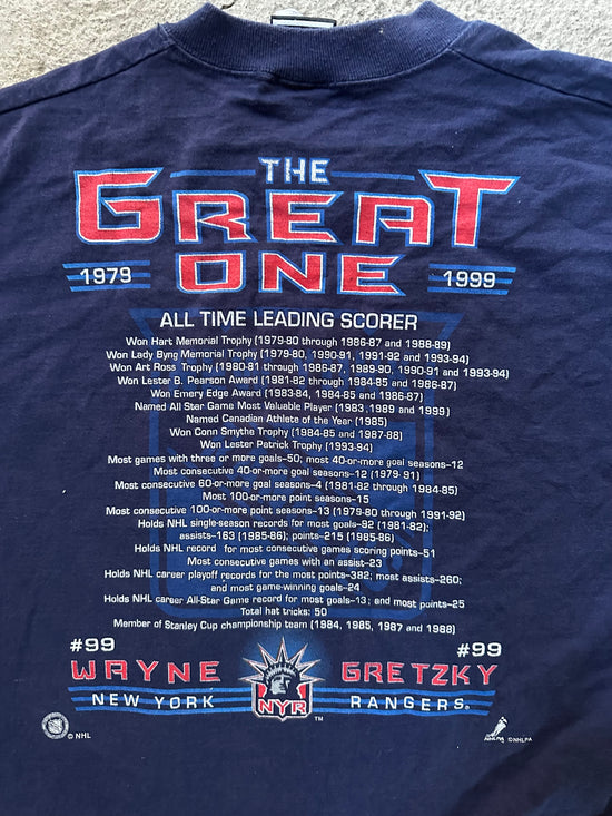 Wayne Gretzky Farewell 1999 NHL Vintage Tee | Size XL