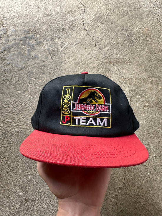 90s Jurassic Park Team Snapback Cap | 1993 Promo