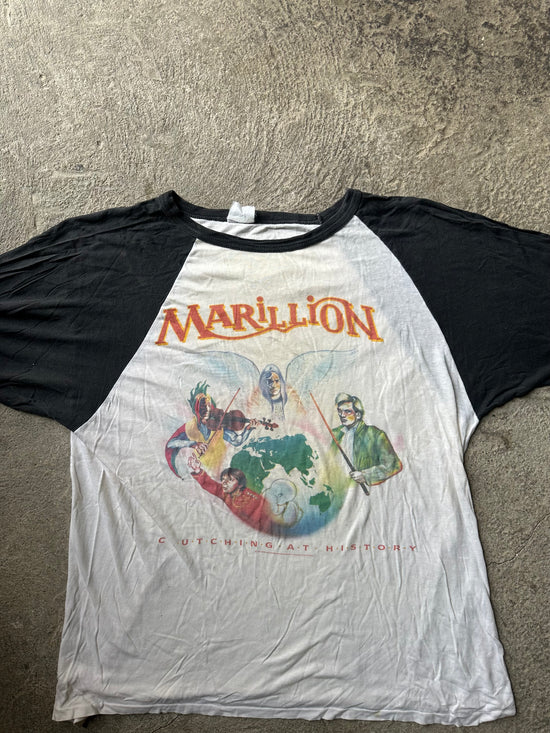 1987/88 Marillion Clutching at Straws Tour Vintage Raglan Tee | Size L