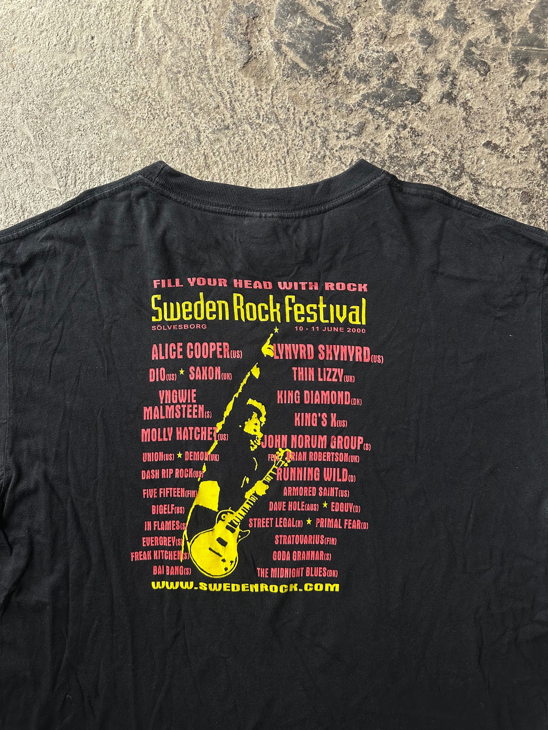 Sweden Rock Festival 2000 Vintage Tee | Size XL