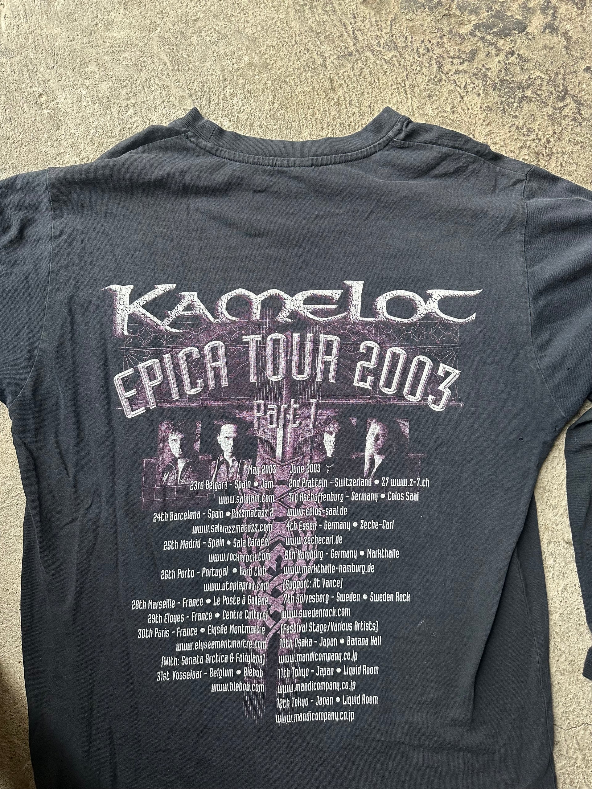 Kamelot Epica Tour 2003 Vintage Longsleeve | Size L