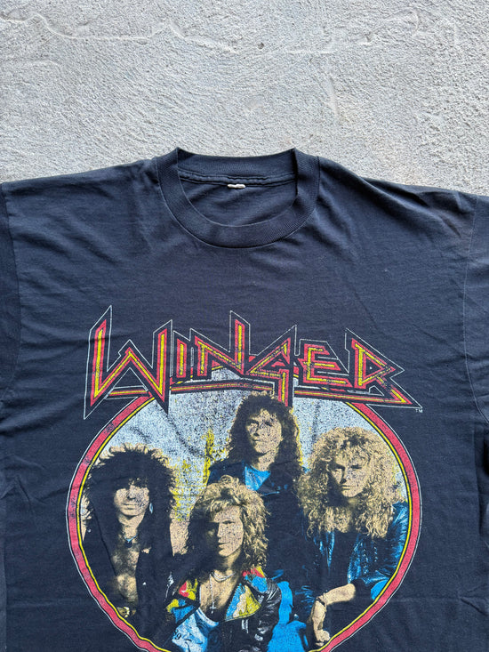 Winger 1989 Vintage Band Tee | Size L