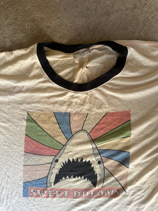 Saint Laurent “Sweet Dreams” Shark Tee | Size XL