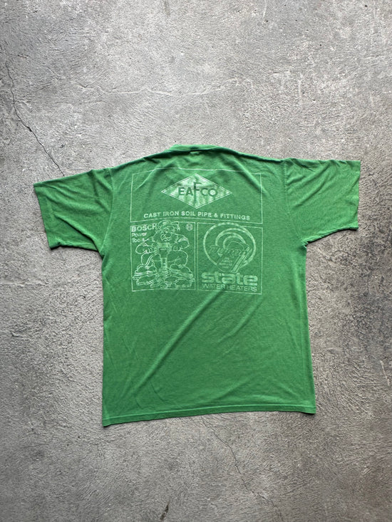 80s Vintage Davis & Warshow Promo Tee | Size L