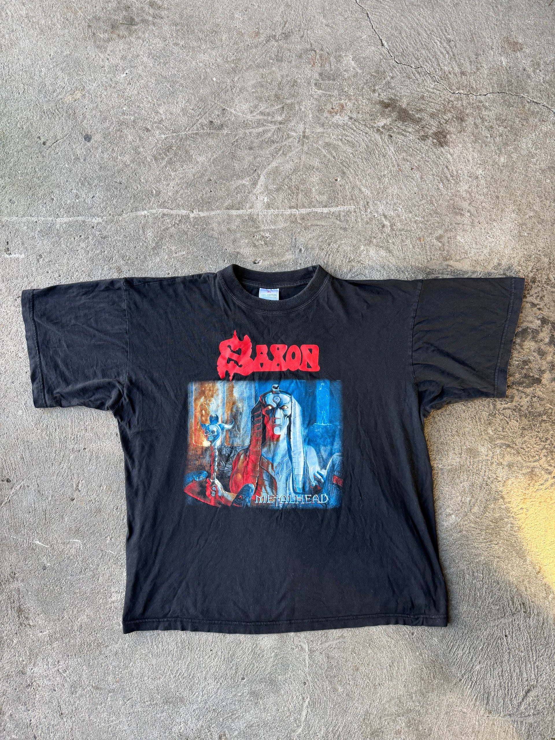 Saxon “Metalhead World Tour” 1999 Tee | Size XL