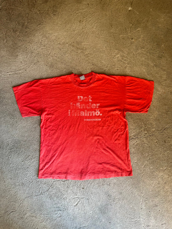 90s Det händer i Malmö” Sydsvenskan Tee | Size XL