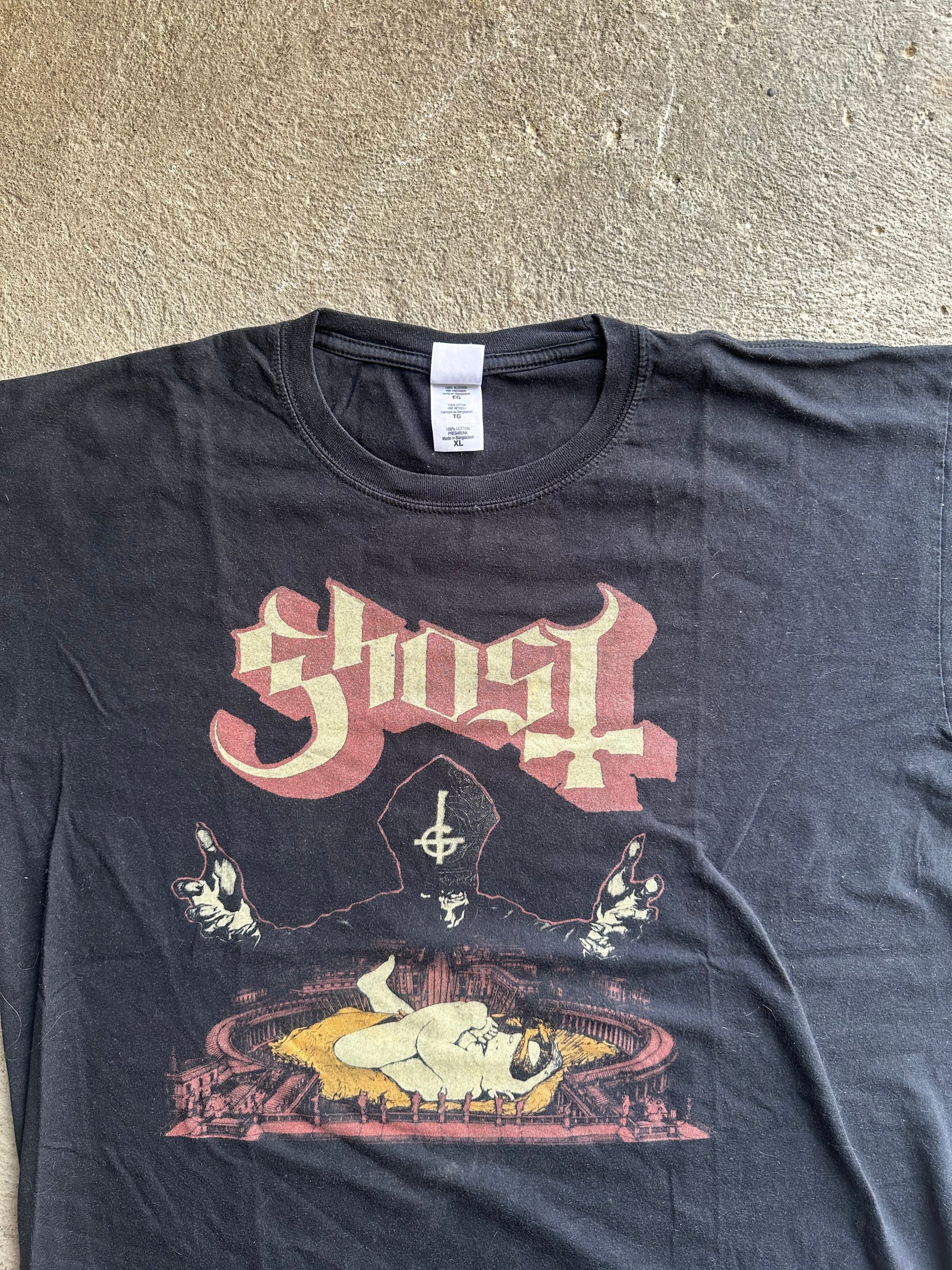 Ghost European Tour T-Shirt 2013 | Double-Sided | Size XL