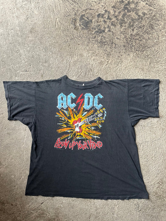 80s AC/DC Blow Up Your Video Vintage Tee | Size XL