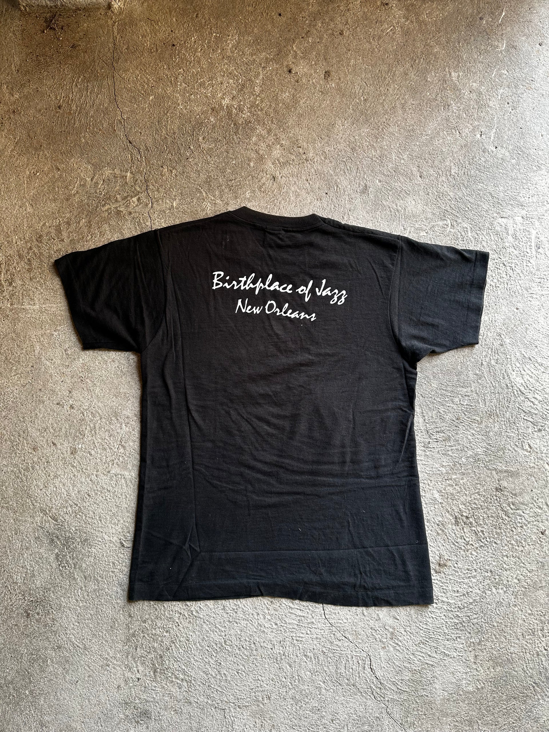 1990s Louis Armstrong “Satchmo” Jazz Tee | Size L