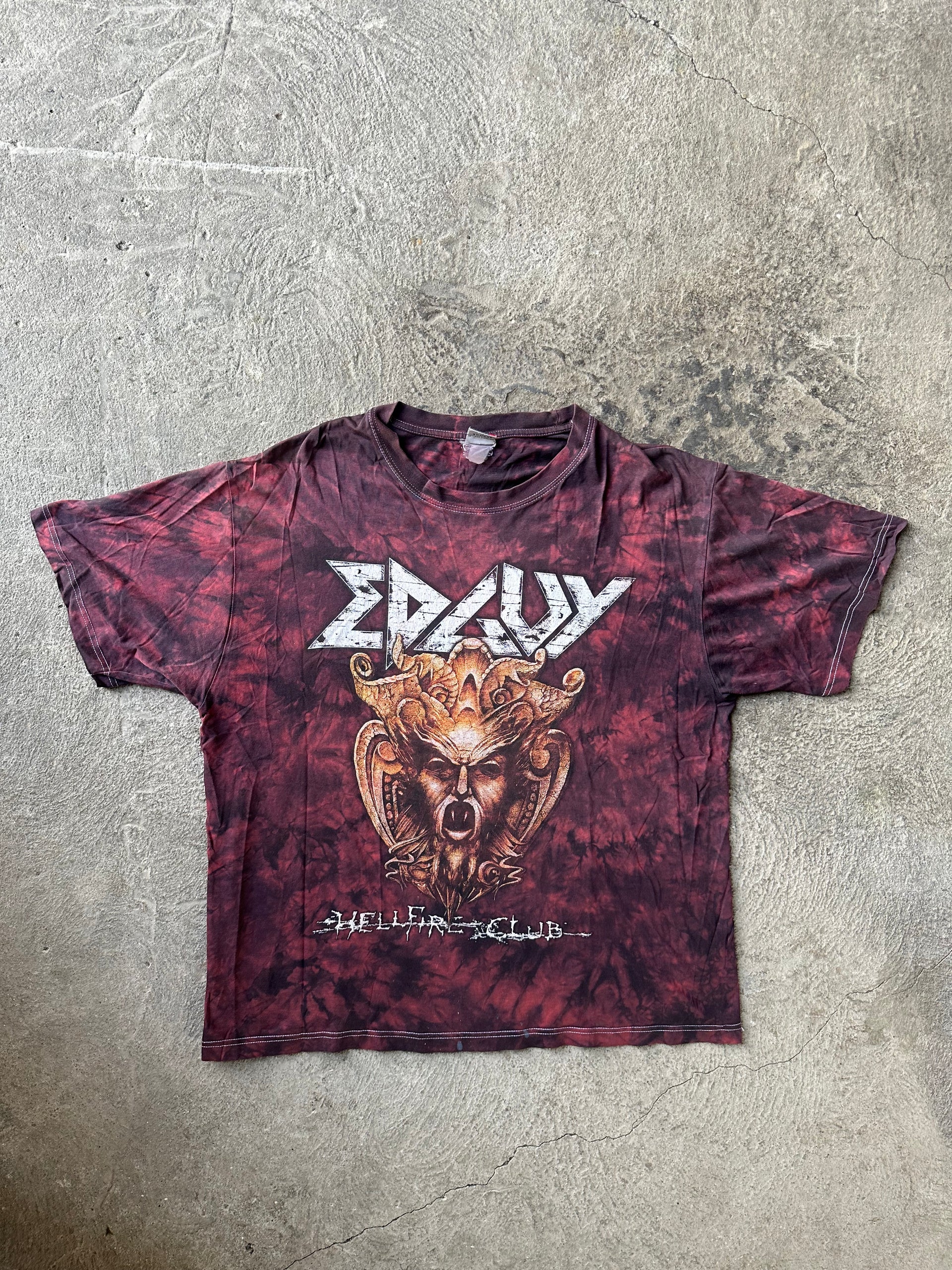 Edguy Hellfire Club Tour 2004 Vintage Tee | Size XL