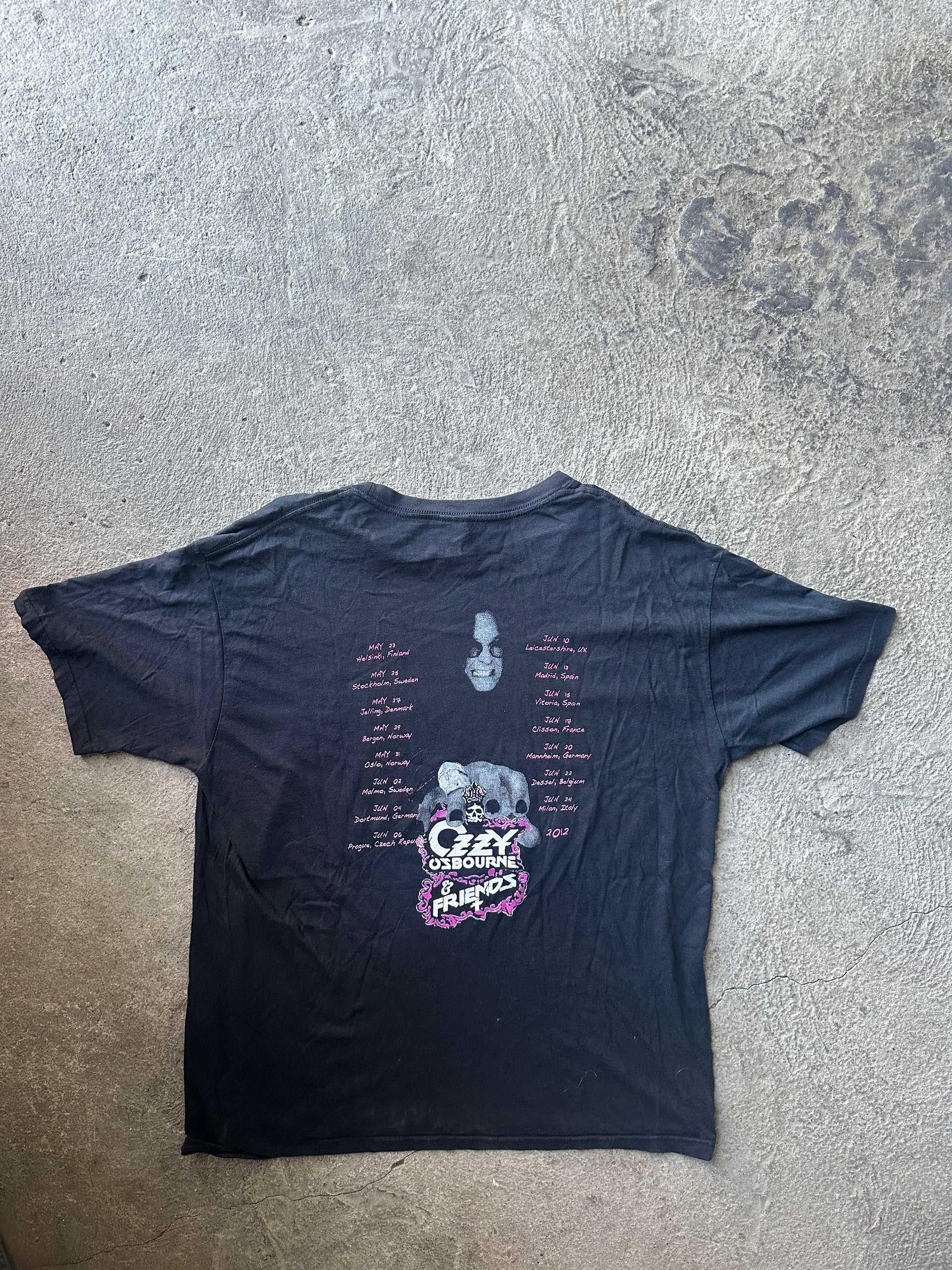 Osbourne & Friends Tour 2012 Vintage Tee | Size XL