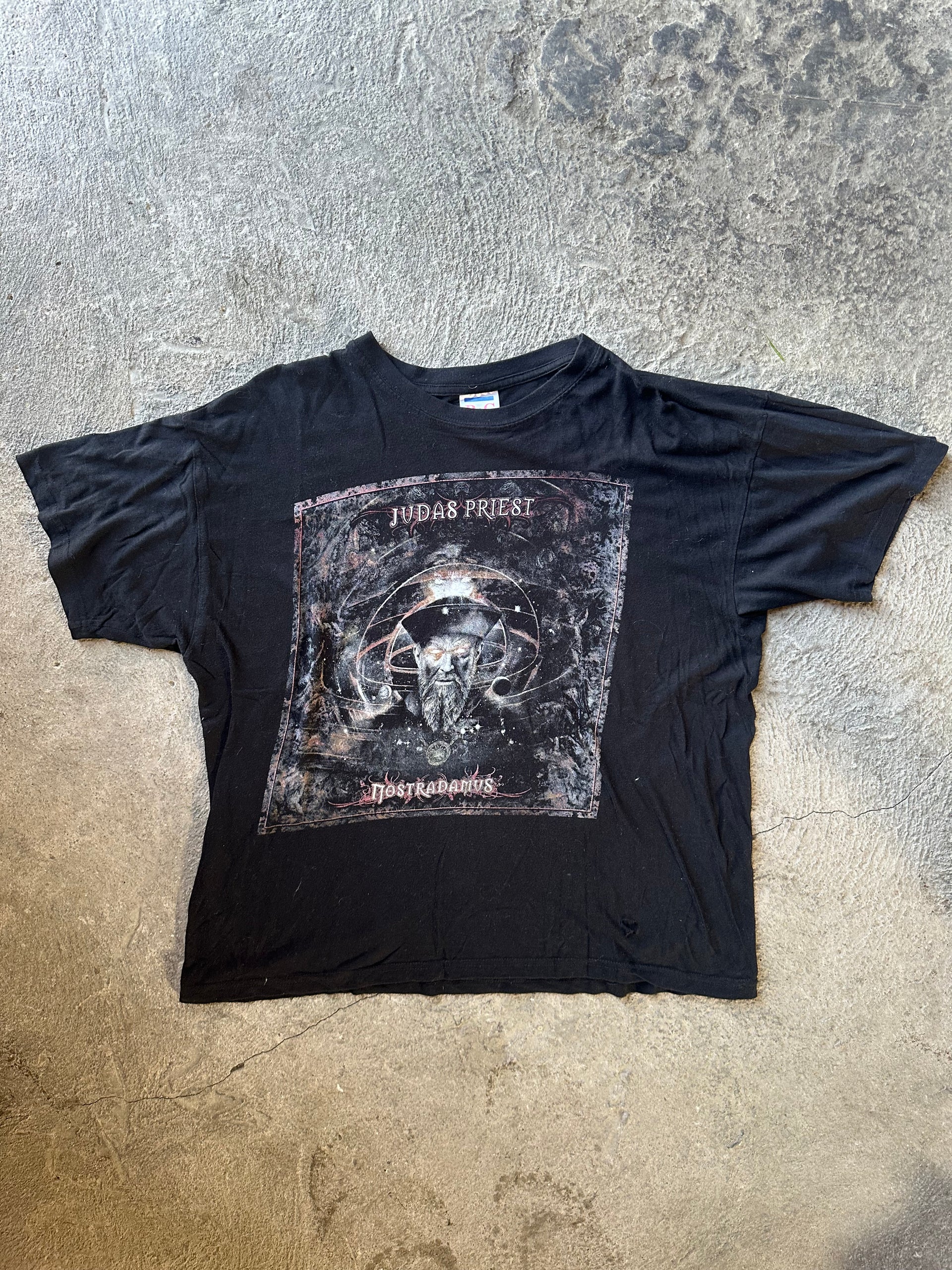 Judas Priest Nostradamus Tour 2008 Vintage Tee | Size XL