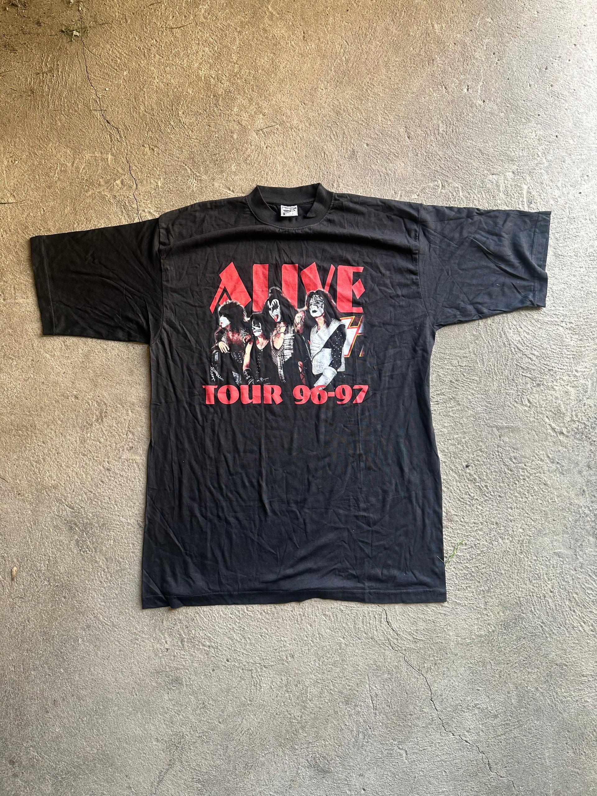 KISS Alive Tour 96–97 Vintage Tee | Size XL