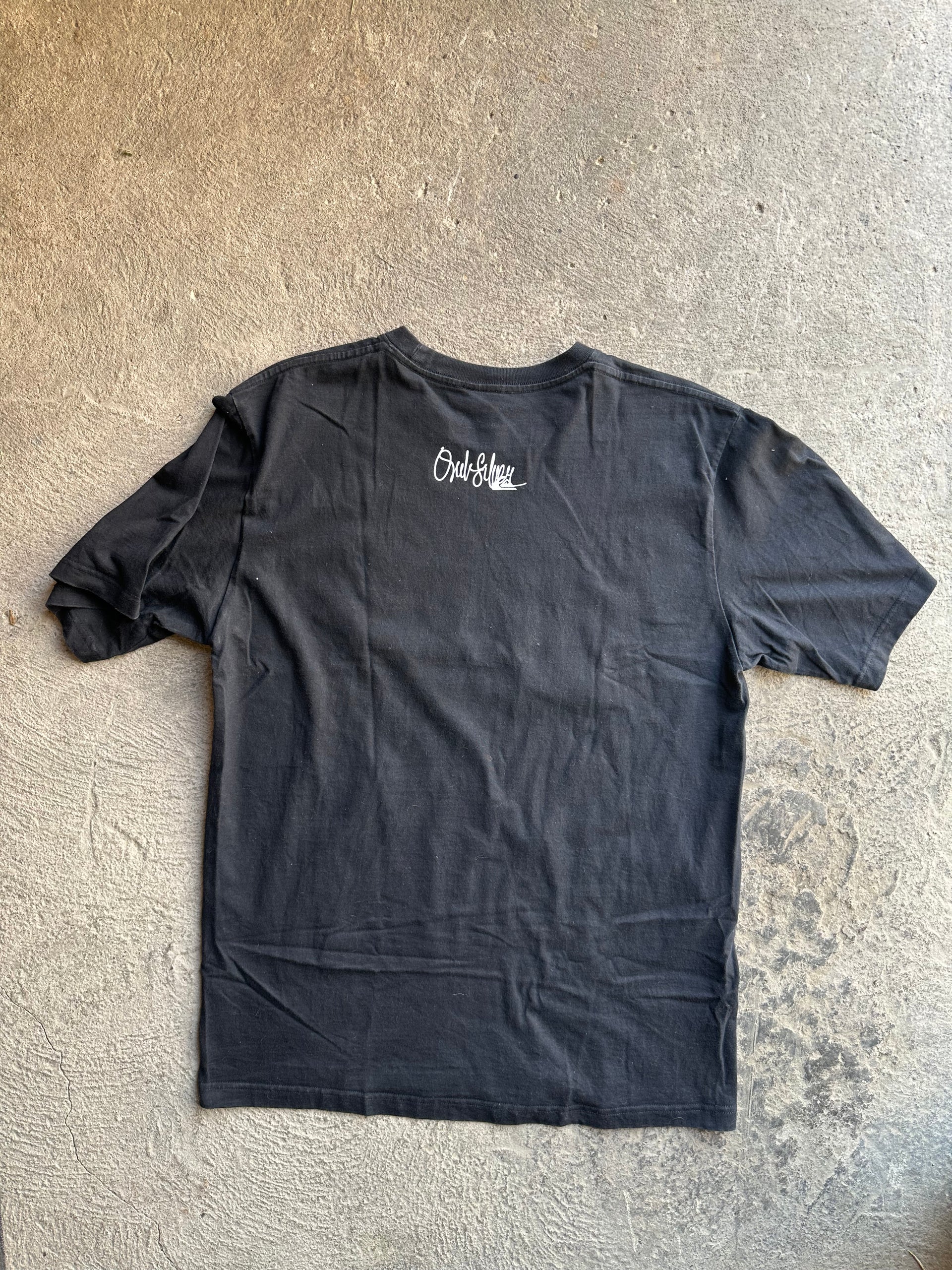 Quiksilver Graffiti Logo T-shirt 2000s | Size L