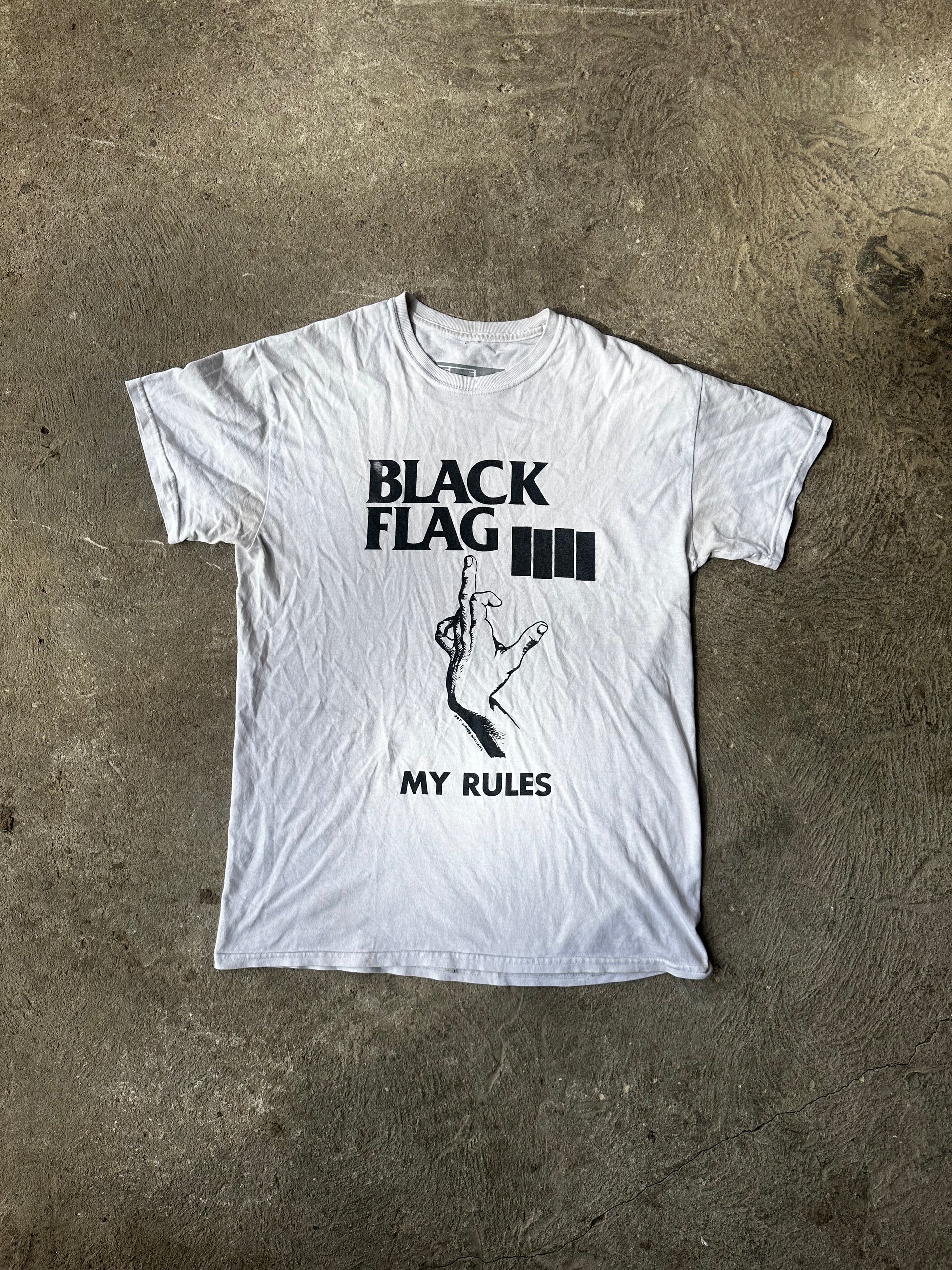 Vintage Offical Black Flag “My Rules” Tee | Size M/L