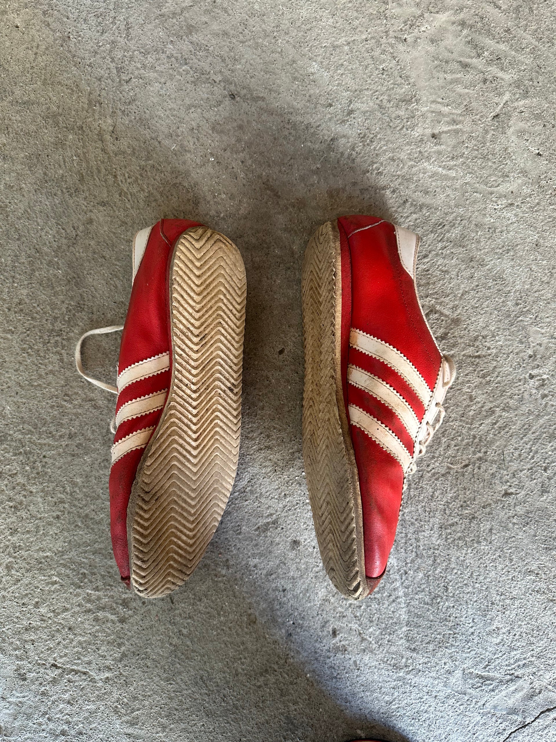70s Adidas Red Star Made in France Sneakers | ca Size EU 42
