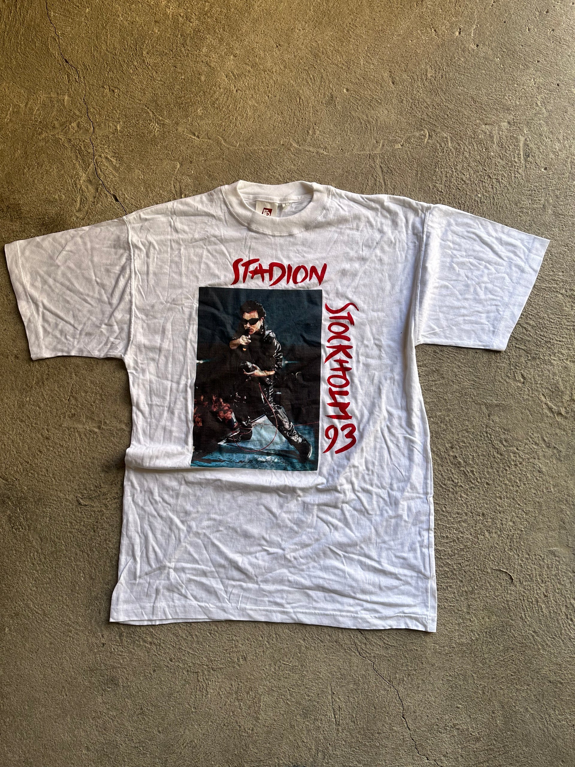 U2 Stockholm Stadion 1993 Vintage Tour Tee | Size L