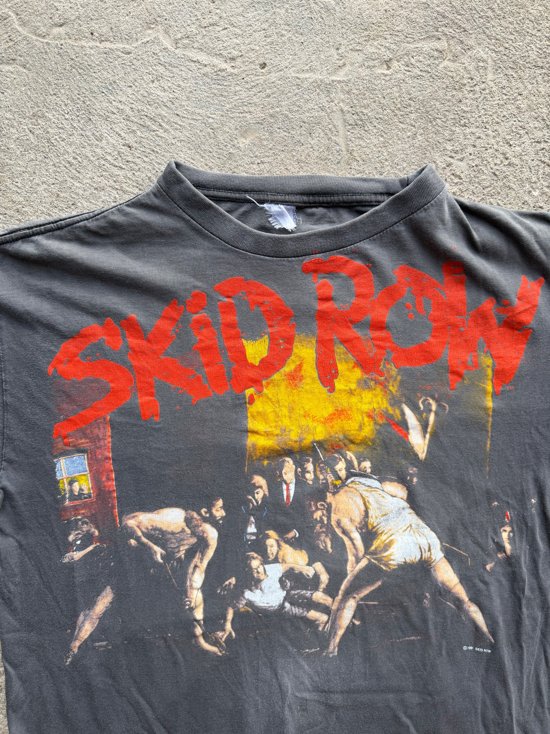 Skid Row “Slave to the Grind” European Tour 1991 Tee | Size XL