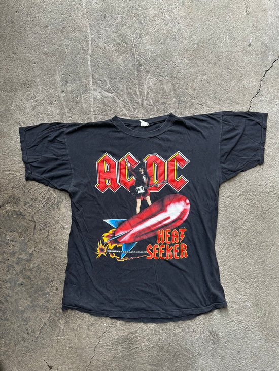 AC/DC Heat Seeker World Tour 1988 Vintage T-shirt | Size M/L