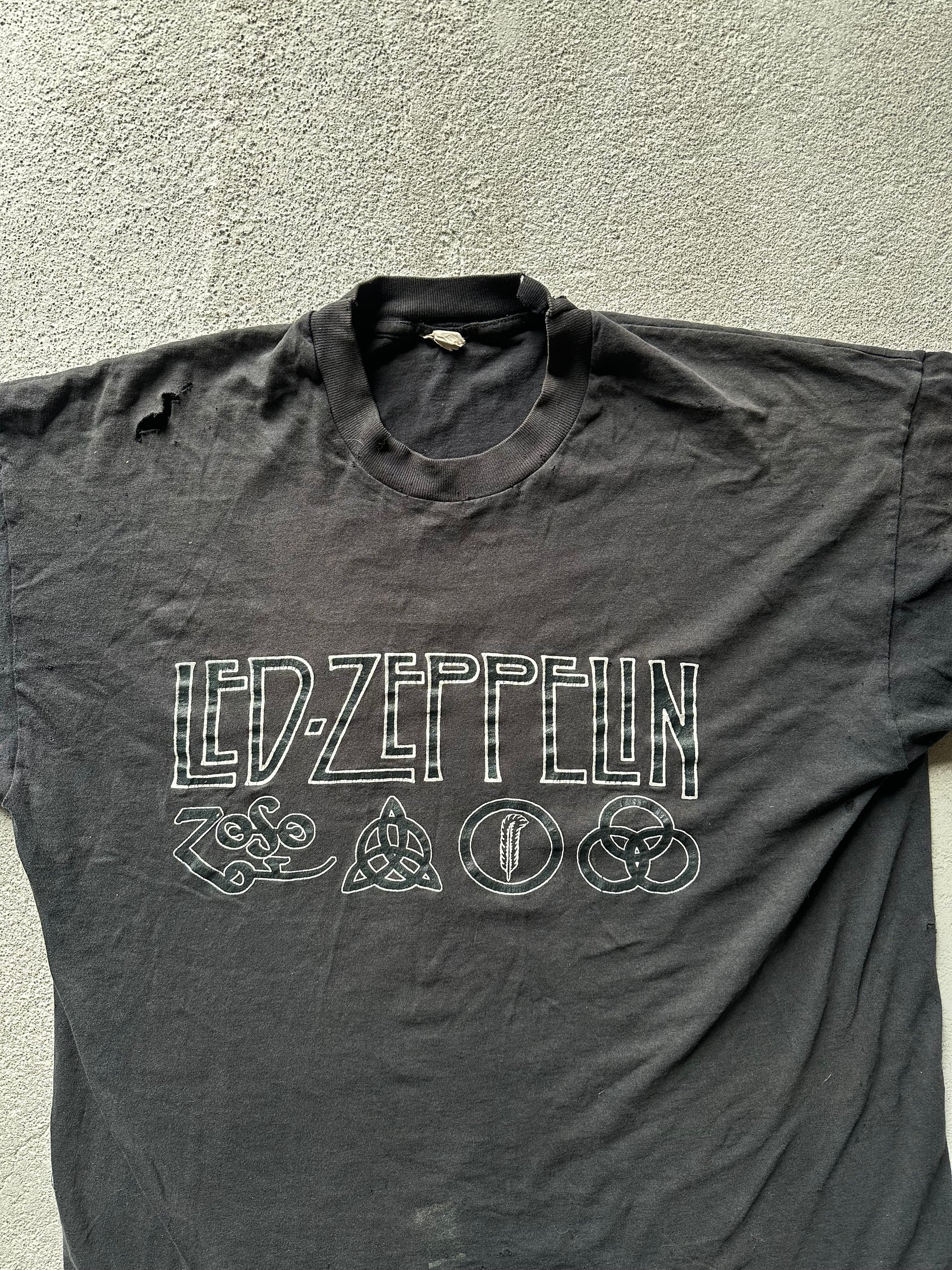 Led Zeppelin Stairway to Heaven 80s Vintage Tee| Size L