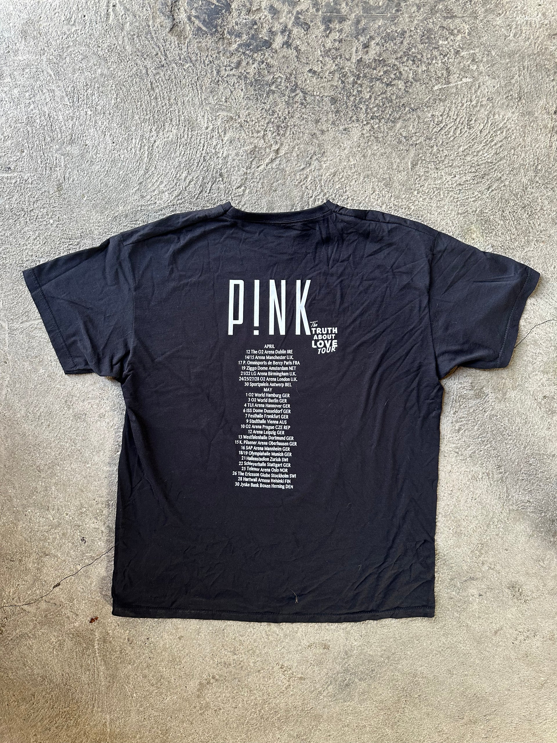 Pink The Truth About Love Tour 2013 Vintage Tee | Size XL