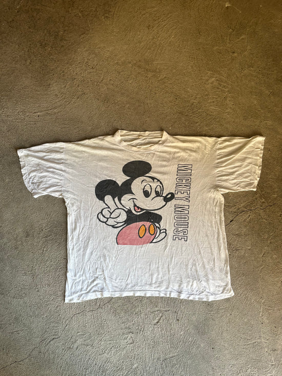 Vintage Mickey Mouse Bootleg Tee | Size XL