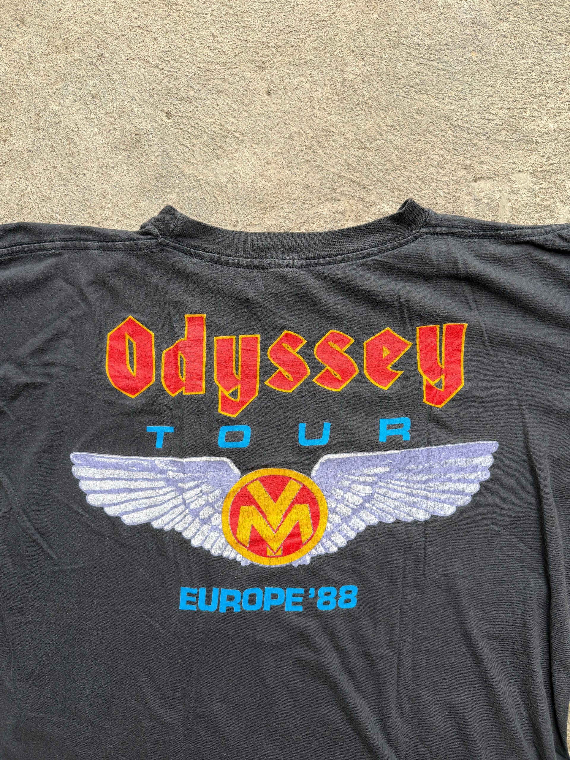 Yngwie Malmsteen Odyssey Tour 1988 Vintage Tee | Size L