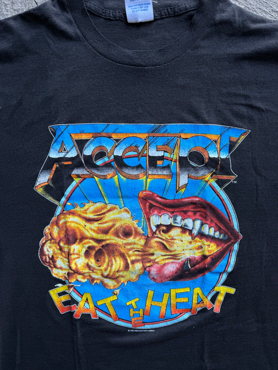 Accept Eat the Heat 1989 Tour Vintage Tee | Size XL