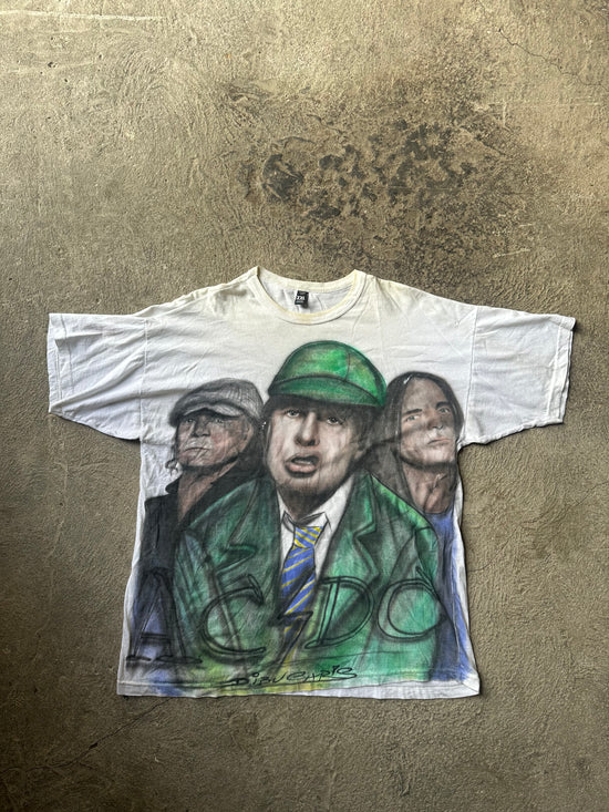 AC/DC Airbrush Bootleg Tee Mid 2000s | Size XL
