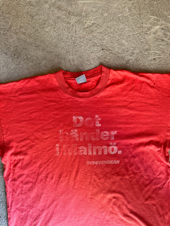 90s Det händer i Malmö” Sydsvenskan Tee | Size XL