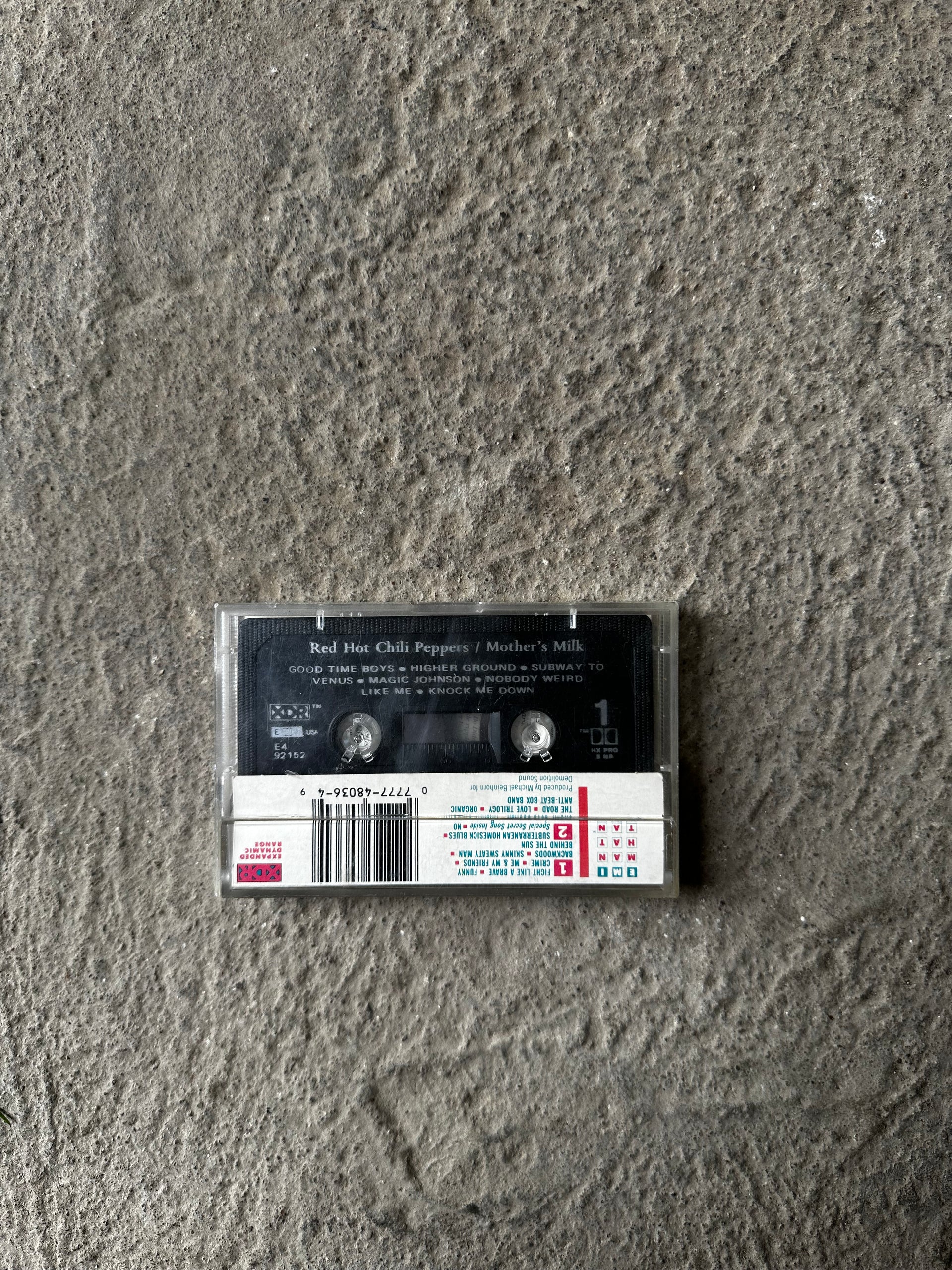 "Vintage Red Hot Chili Peppers The Uplift Mofo Party Plan cassette tape cover 1987 release"