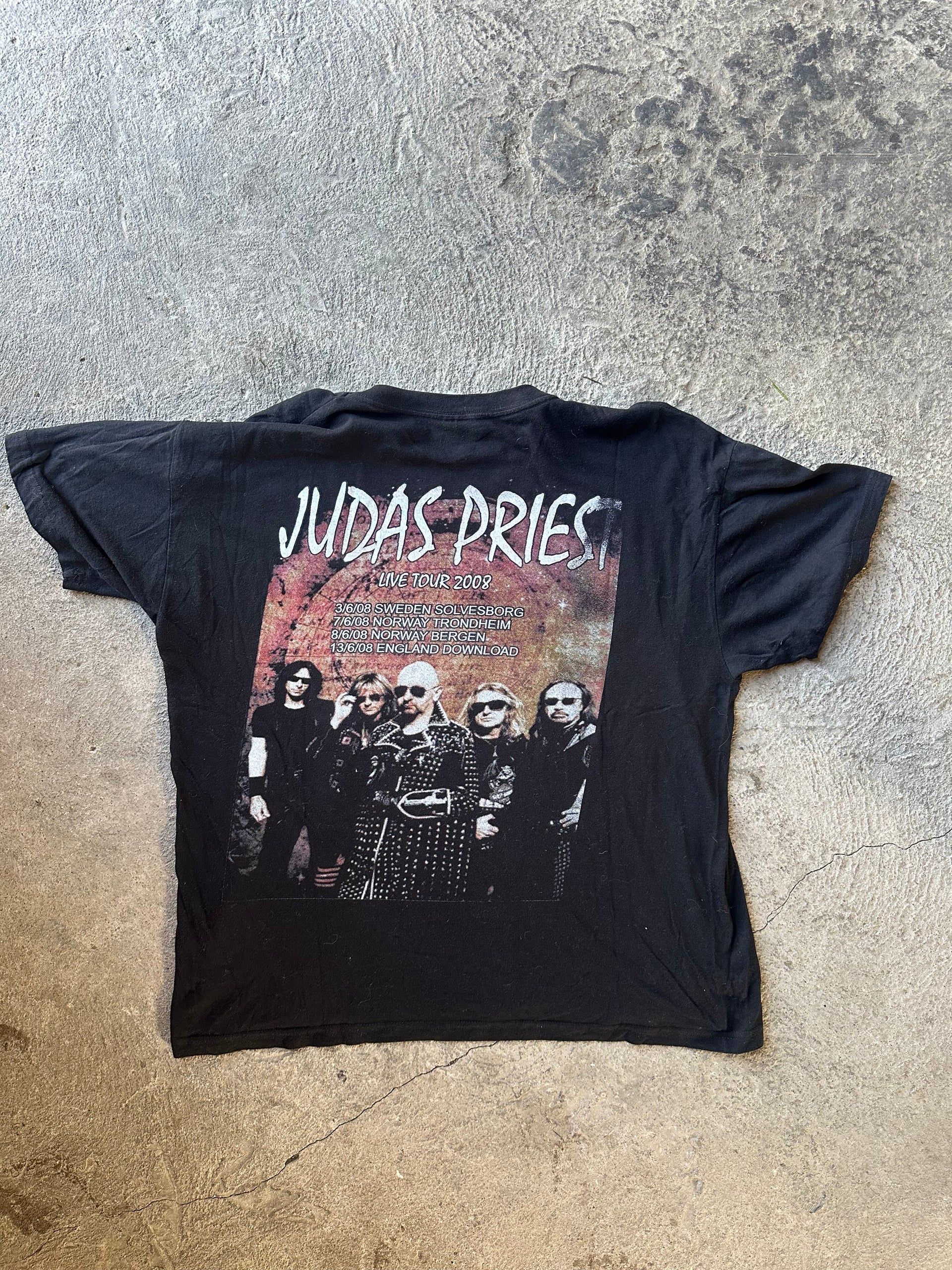 Judas Priest Nostradamus Tour 2008 Vintage Tee | Size XL