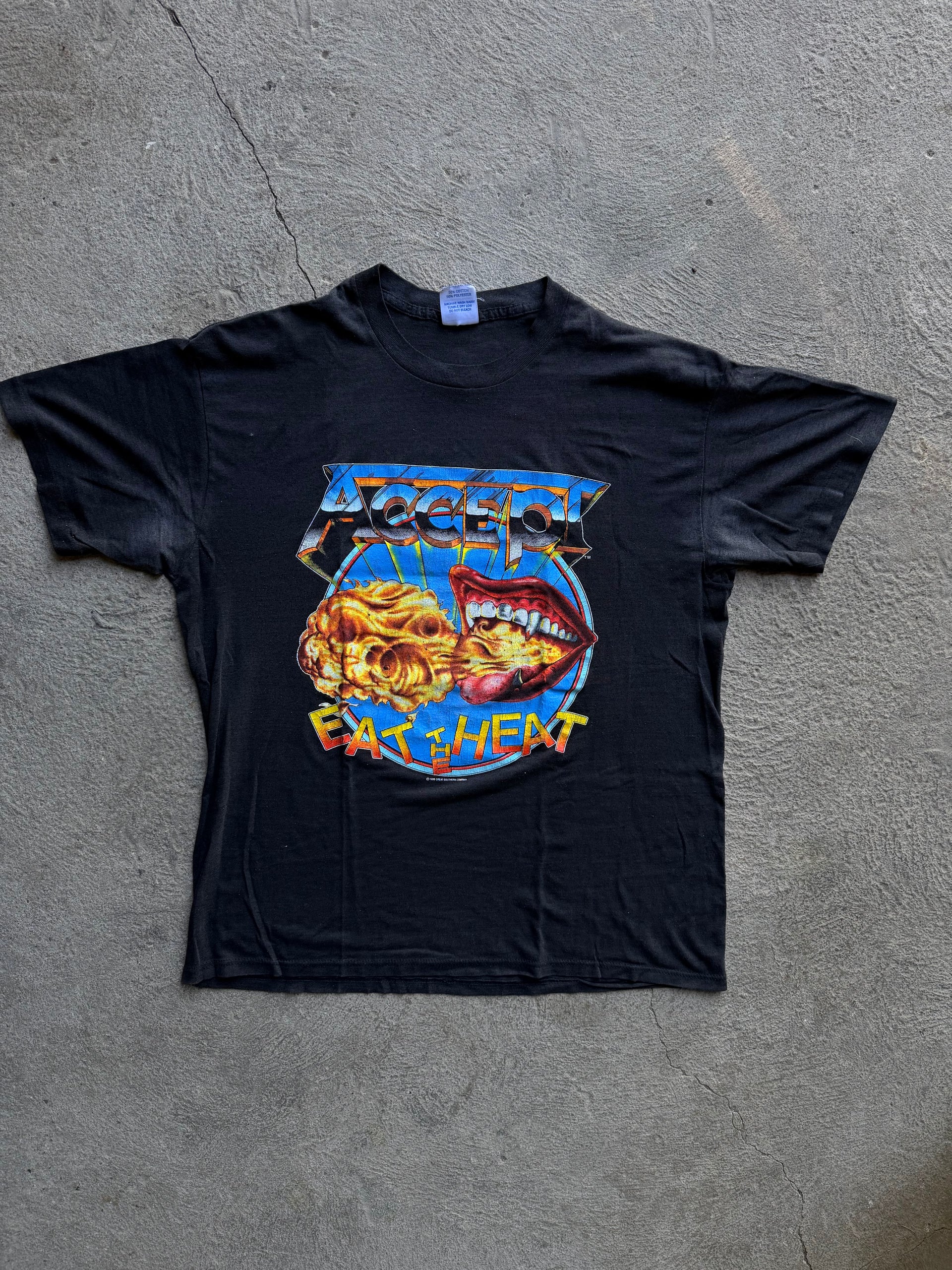 Accept Eat the Heat 1989 Tour Vintage Tee | Size XL