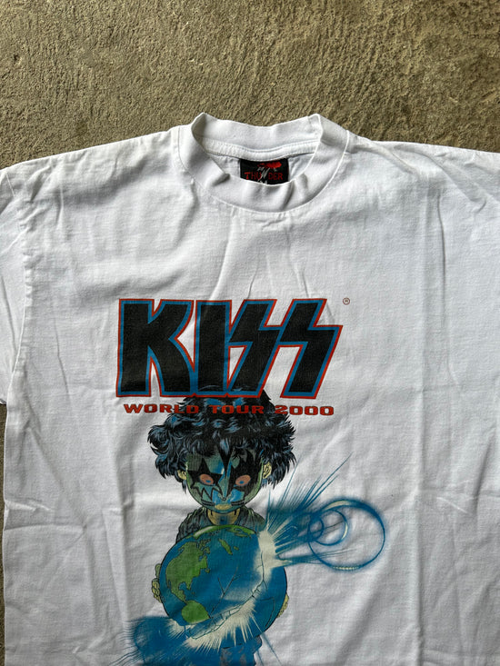 KISS World Tour 2000 Farewell Tour Vintage Tee | Size M