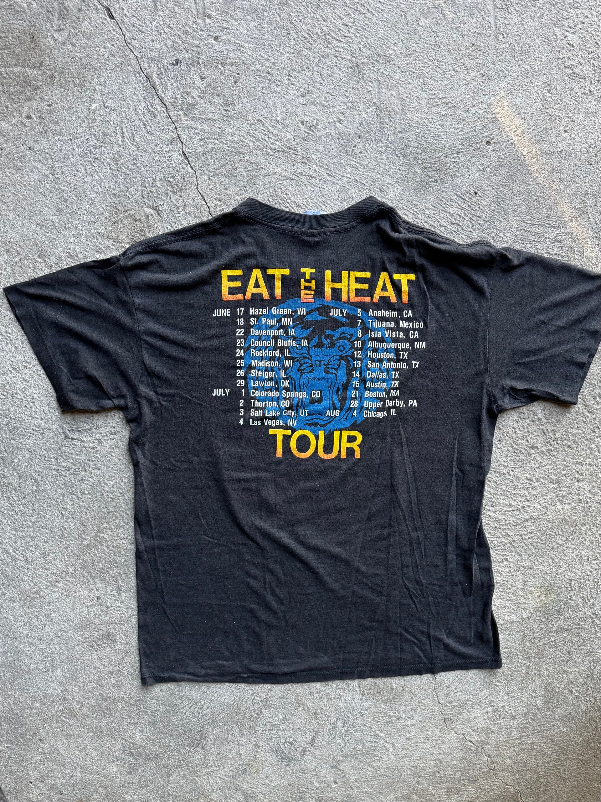 Accept Eat the Heat 1989 Tour Vintage Tee | Size XL