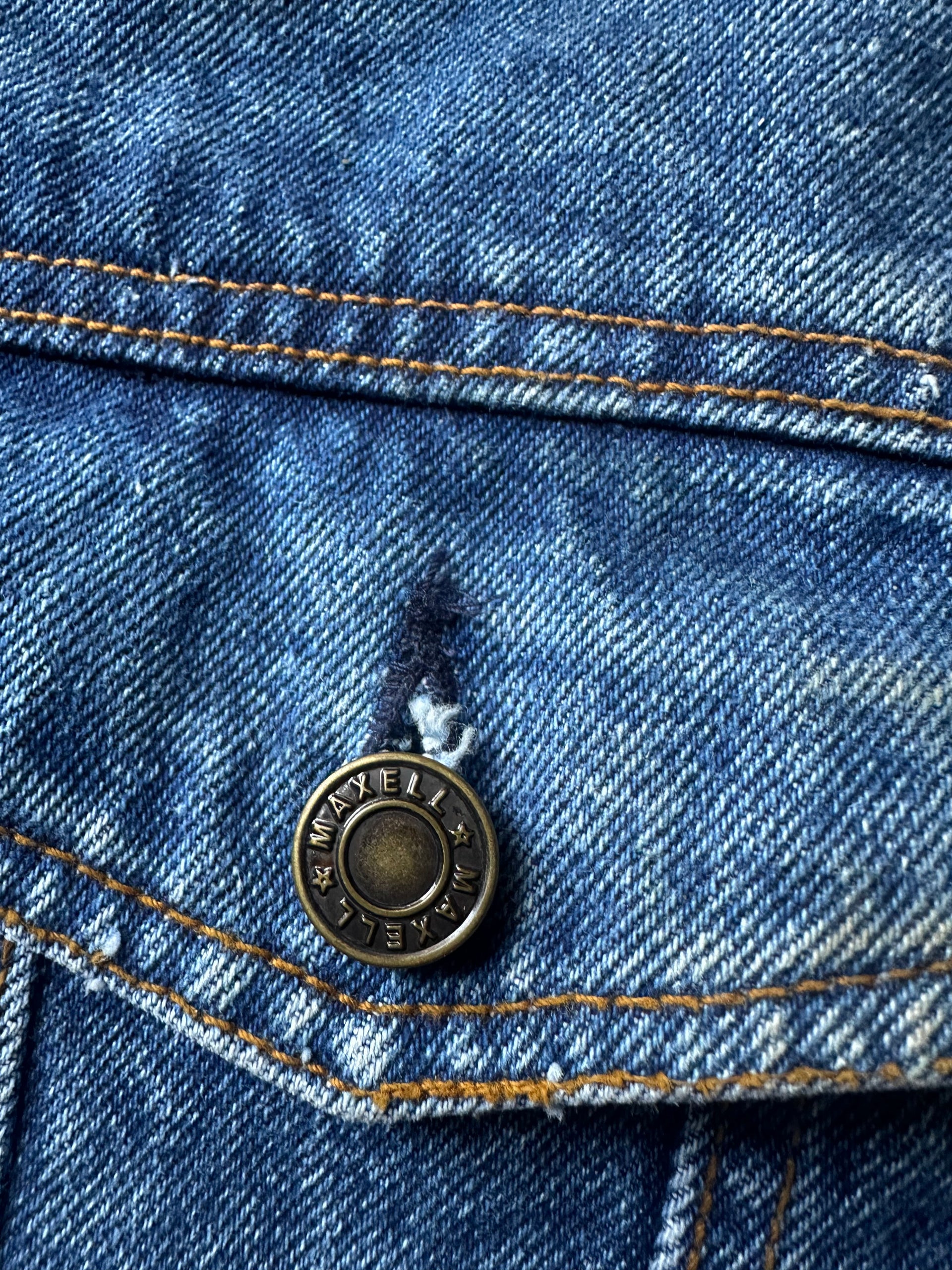 80s Maxell Denim Jacket Promo | Size L