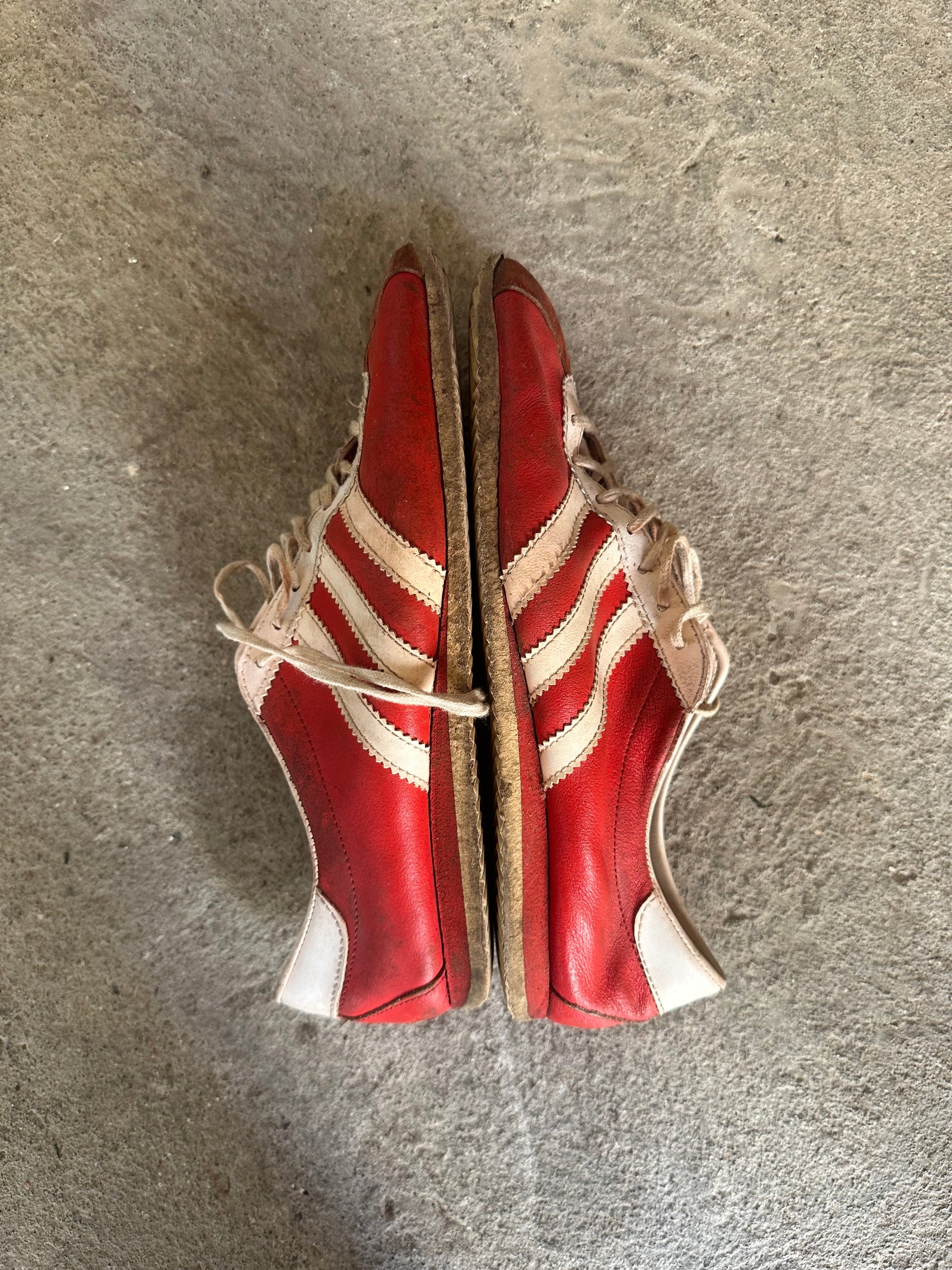 70s Adidas Red Star Made in France Sneakers | ca Size EU 42