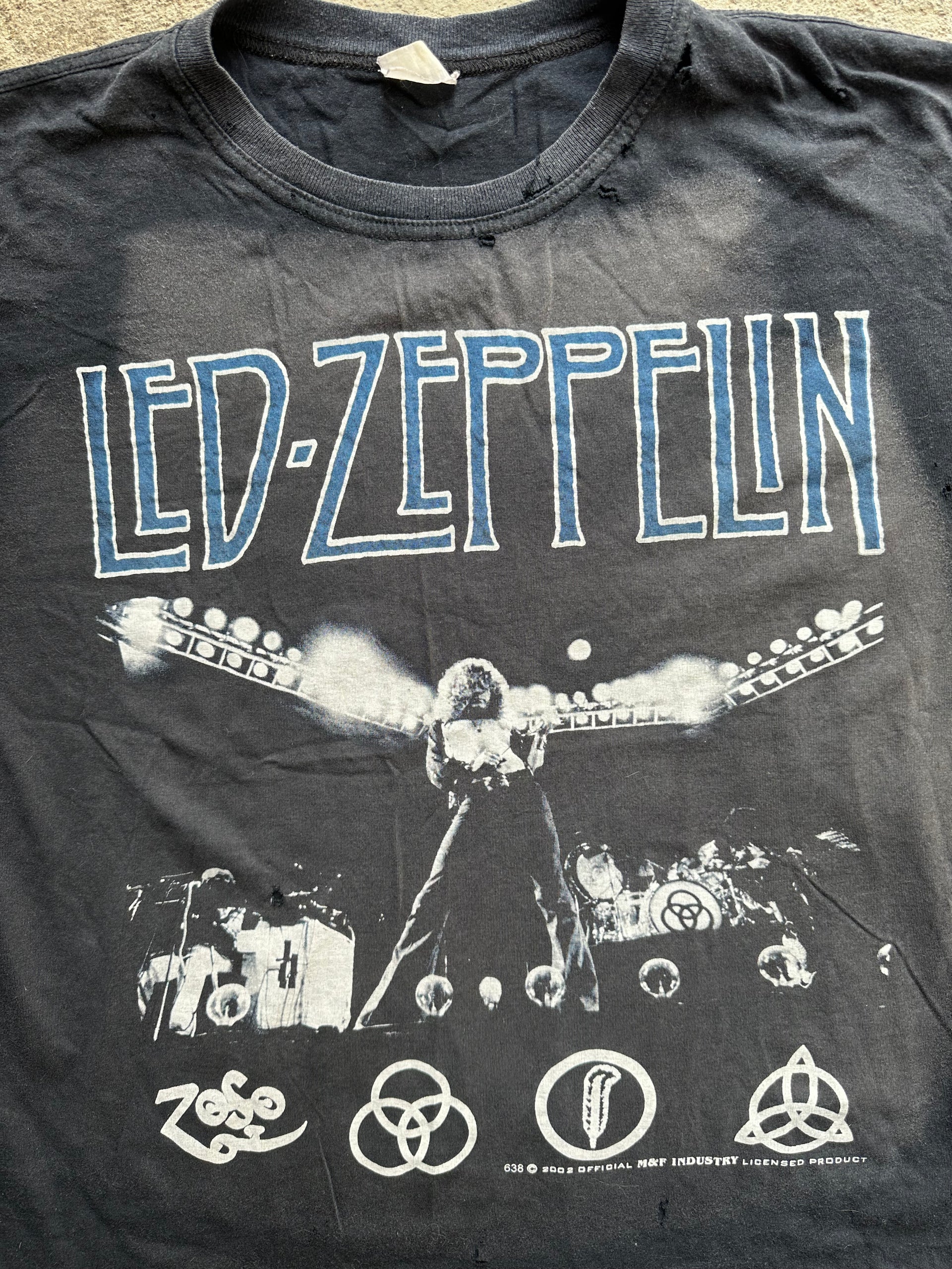 Led Zeppelin Vintage 2002 Tour Tee | Size L/XL
