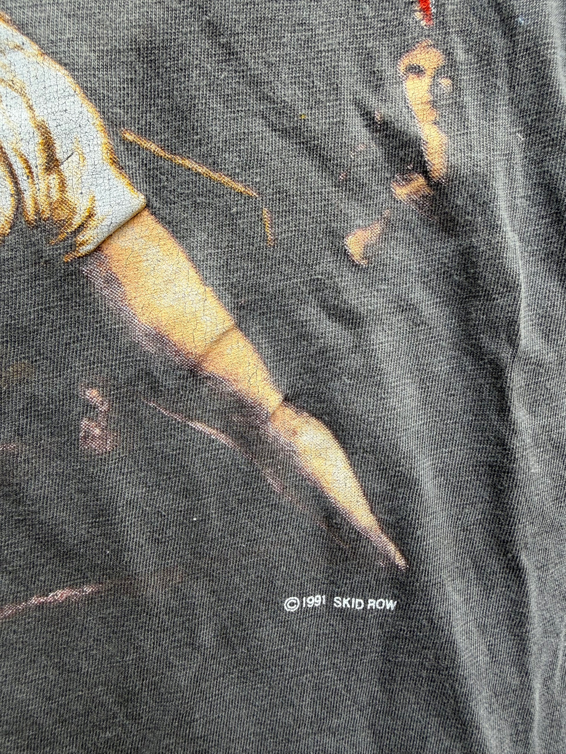 Skid Row “Slave to the Grind” European Tour 1991 Tee | Size XL