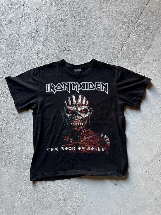 Iron Maiden The Book of Souls tour tee with graphic Eddie print