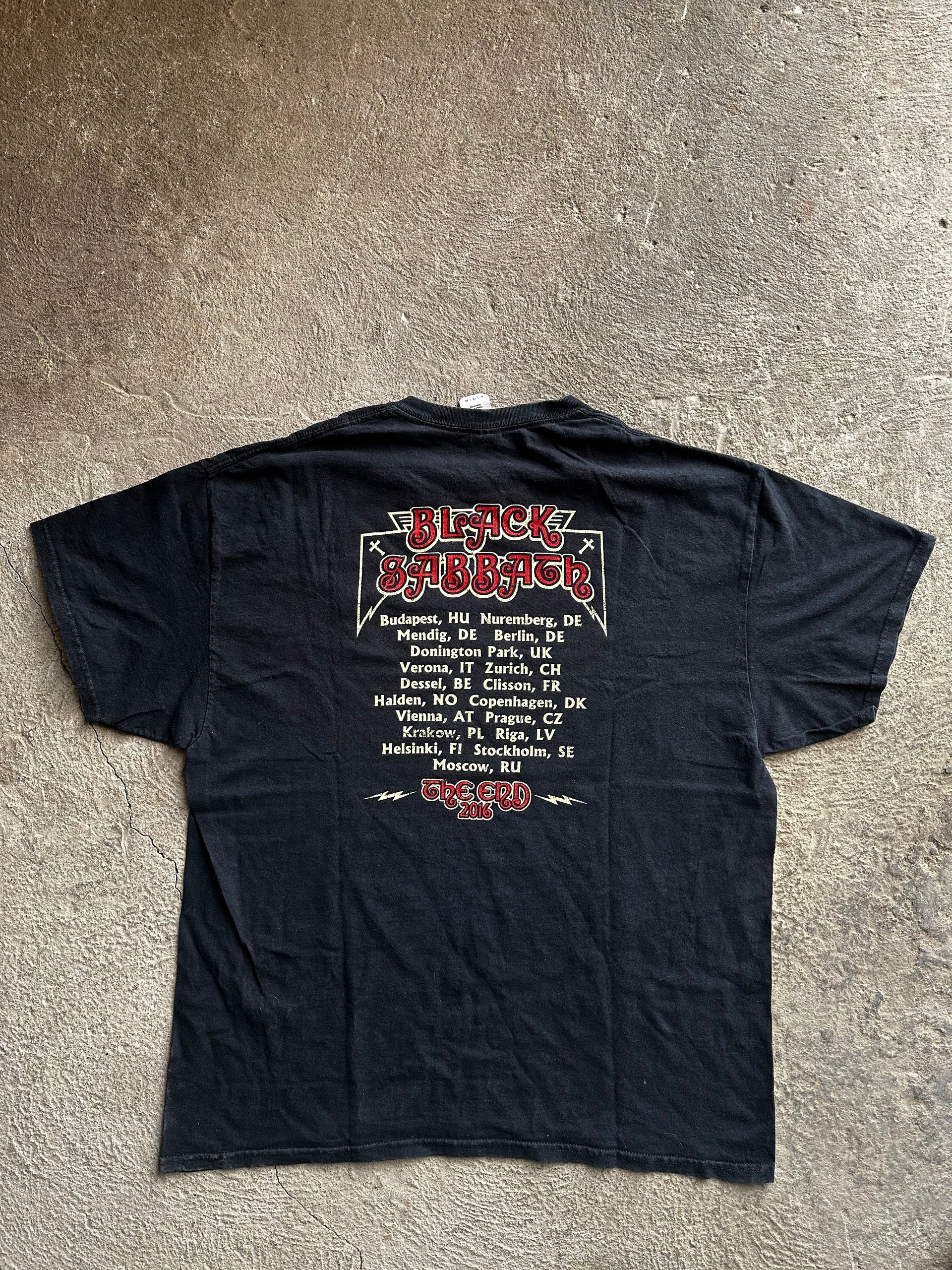 Black Sabbath “The End” Farewell Tour Tee 2016 | Size XL